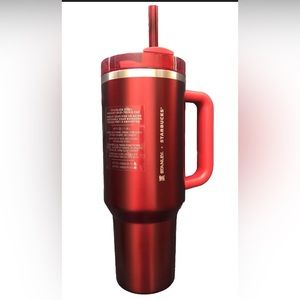 Red Starbucks Stanley Holiday Cup Collab 2023